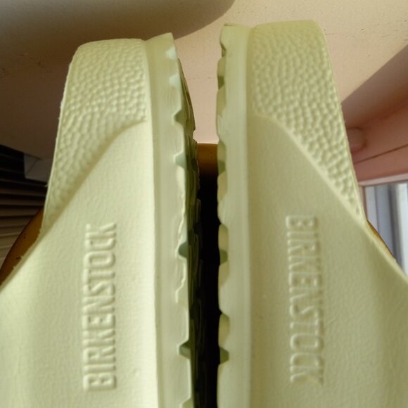 NWOB Birkenstock Arizona Essentials Faded Lime Green EVA Sandals 38N / 7 -  7.5 - Picture 7 of 16